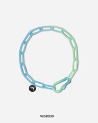 Chain Halsband | Pastell Blue+Pastell Mint 1 | 4mm | HU 54cm