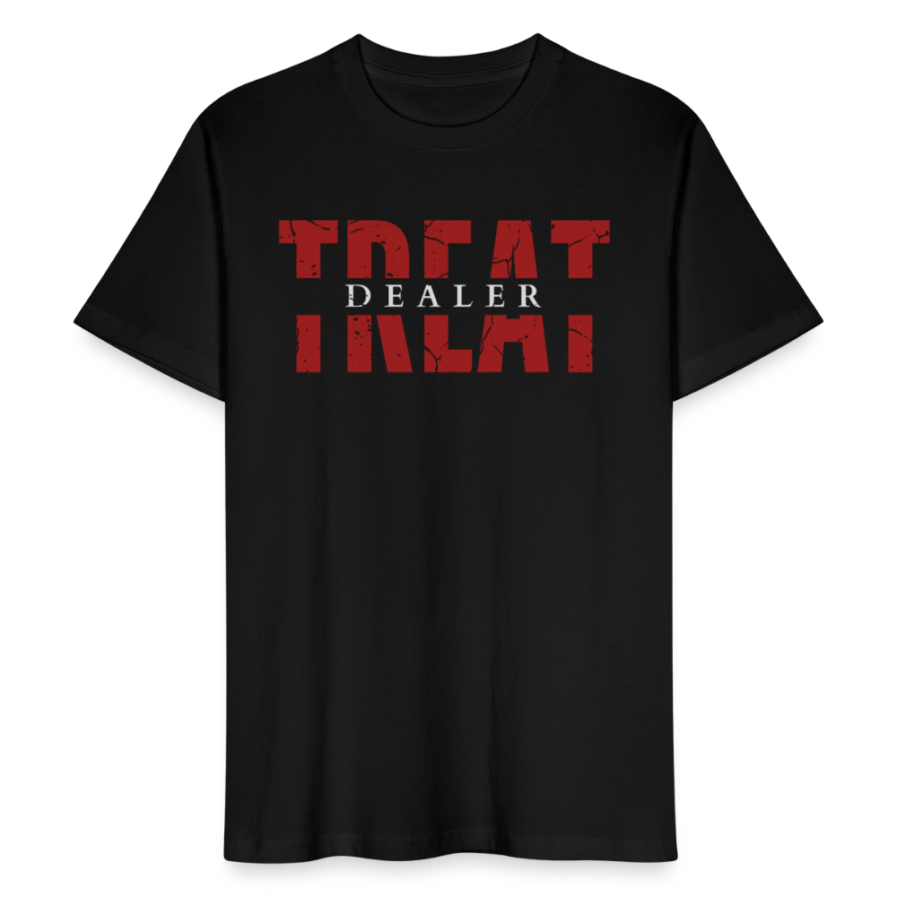 Unisex T-Shirt | Treat Dealer Rot - Schwarz