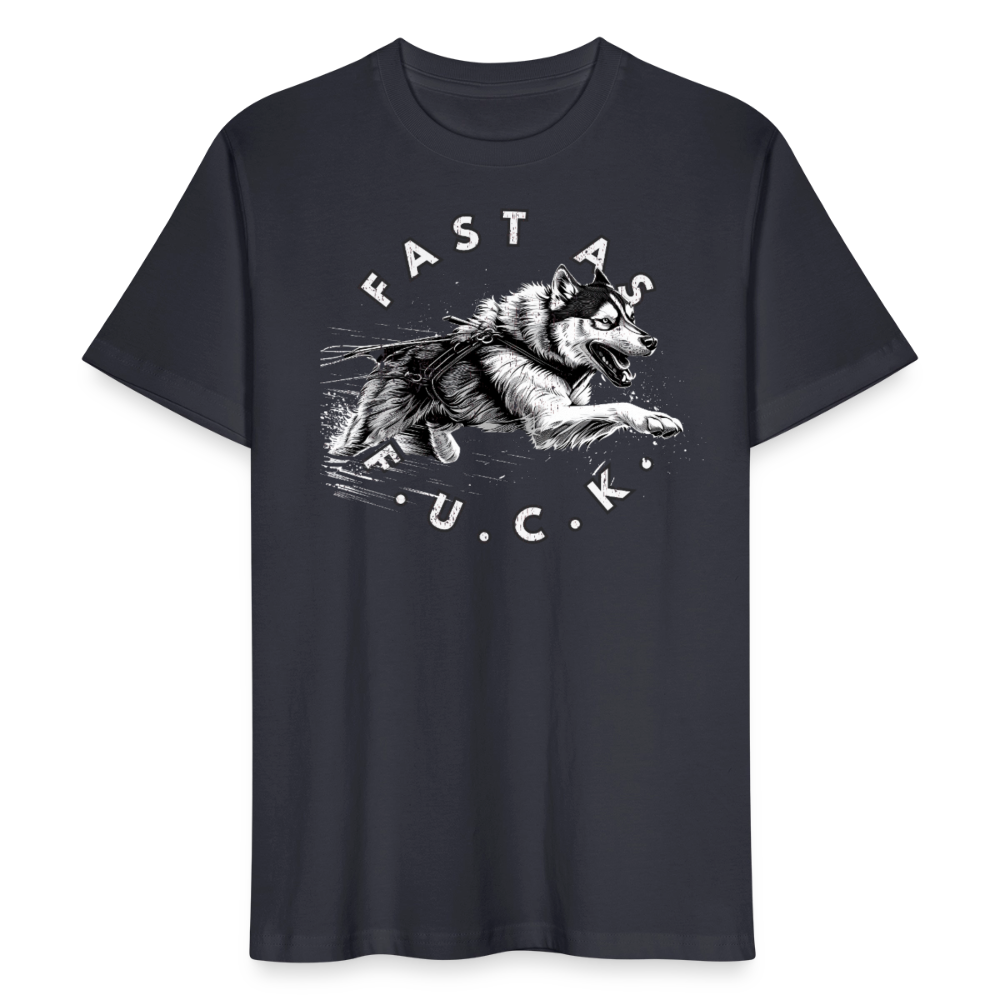 Unisex T-Shirt | FAST AS FUCK - Dunkles Graublau