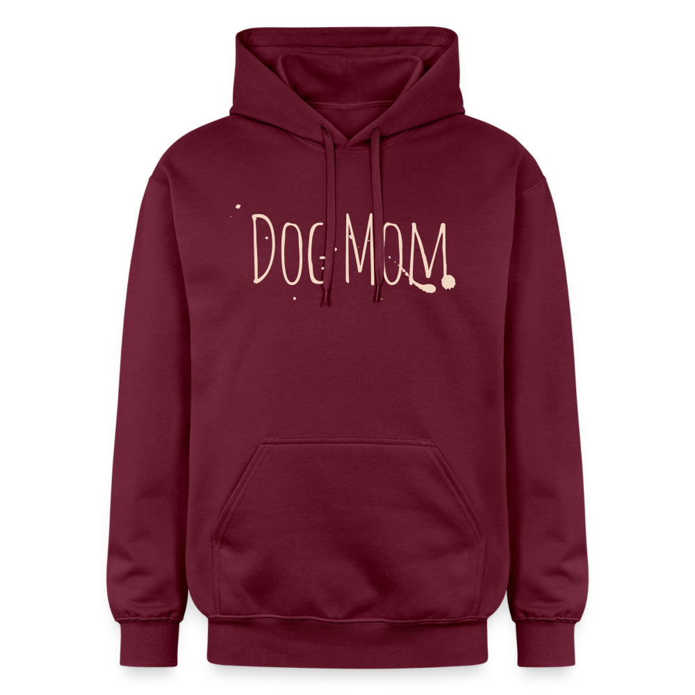 Unisex Softstyle® Hoodie | Dog Mom - Maroon