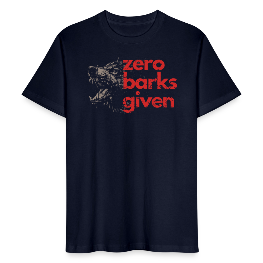 Unisex T-Shirt | zero barks given - Navy