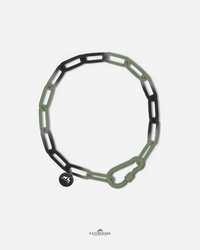 Power Halsband | Multi | Army Green + Blackout | HU 56cm | 3mm | Kürzbar