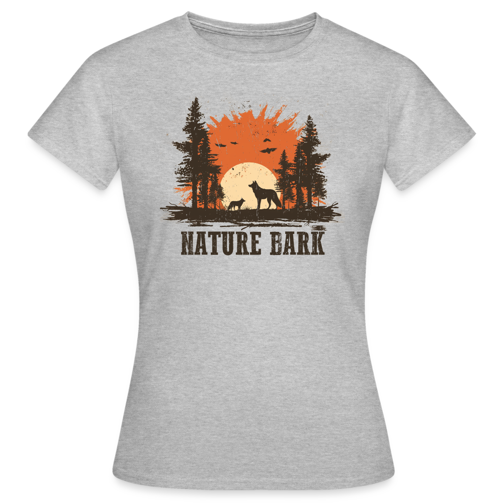 Girly T-Shirt | NatureBark - Grau meliert