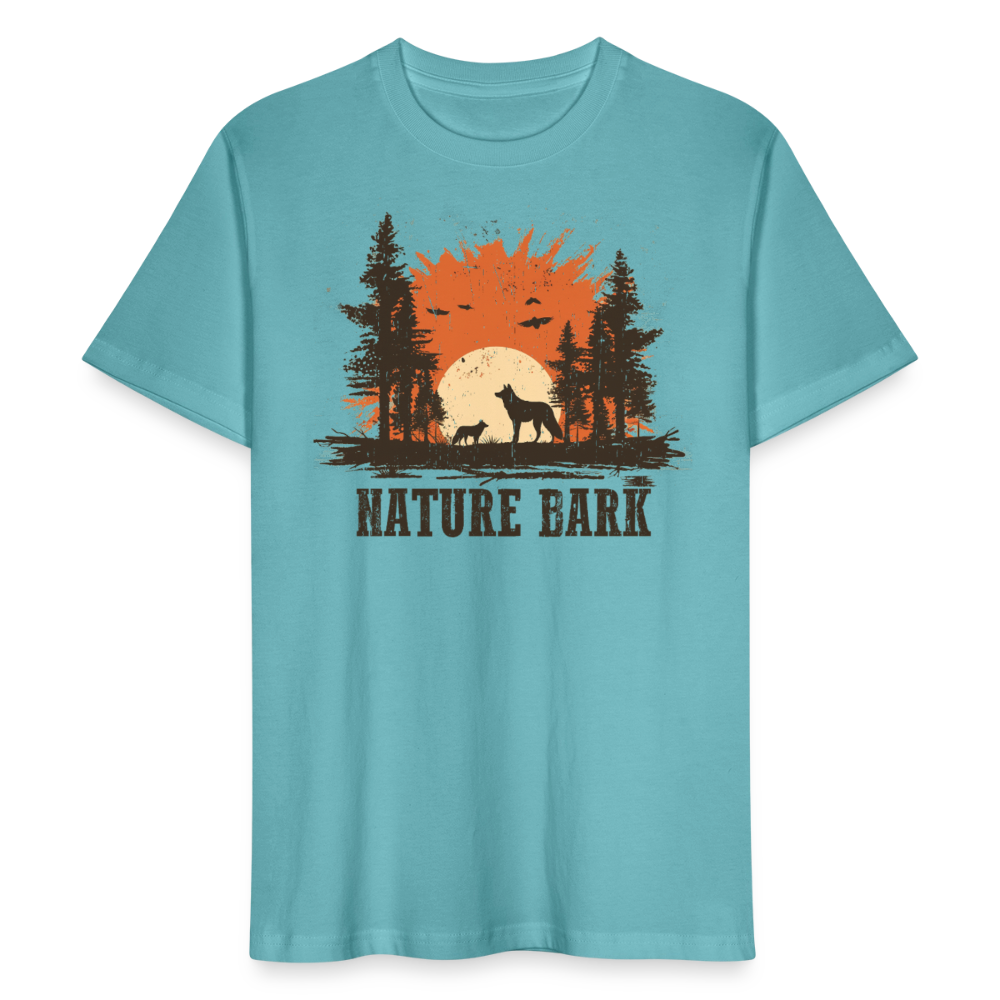 
                  
                    Unisex T-Shirt | NatureBark - Pastelltürkis
                  
                