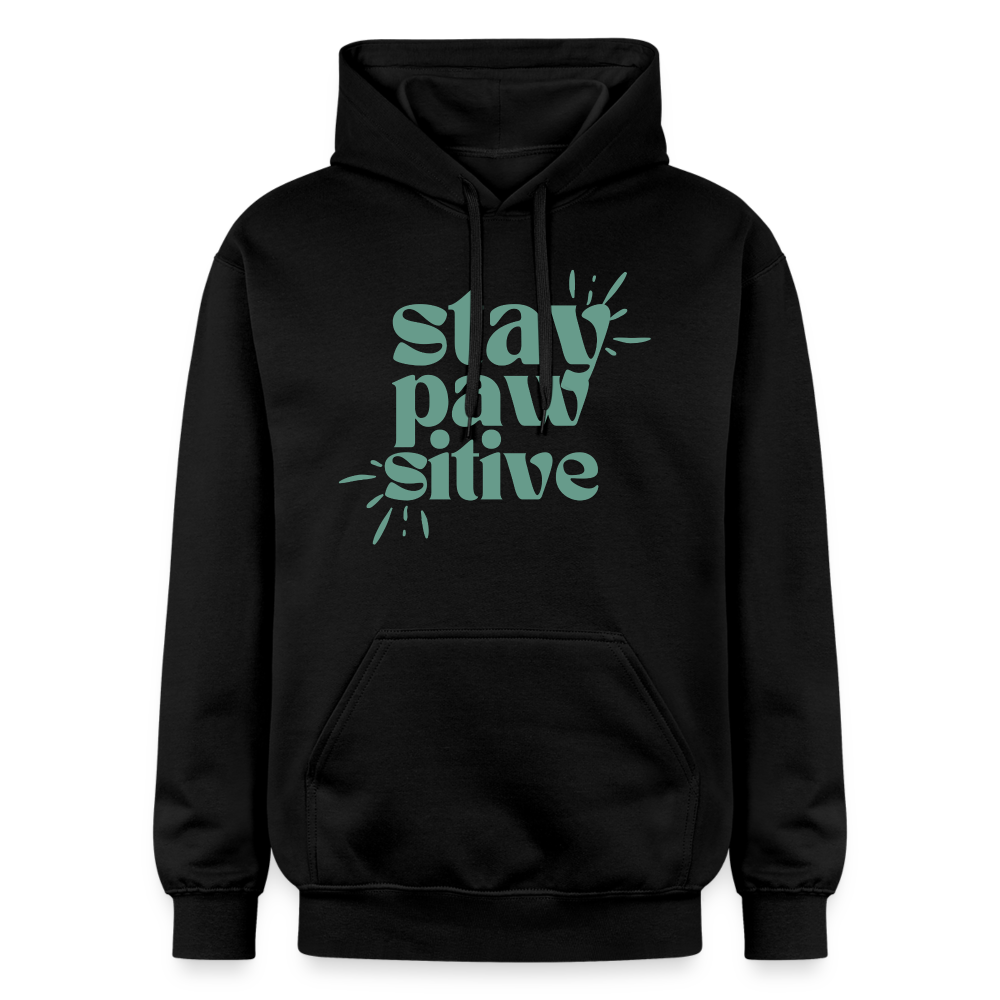 
                  
                    Unisex Softstyle® Hoodie | Stay Pawsitive - Schwarz
                  
                