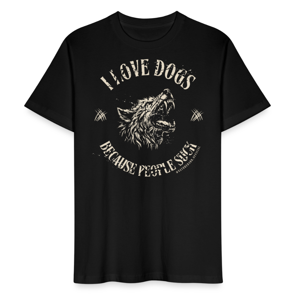 
                  
                    Unisex T-Shirt | I love Dogs because... - Schwarz
                  
                