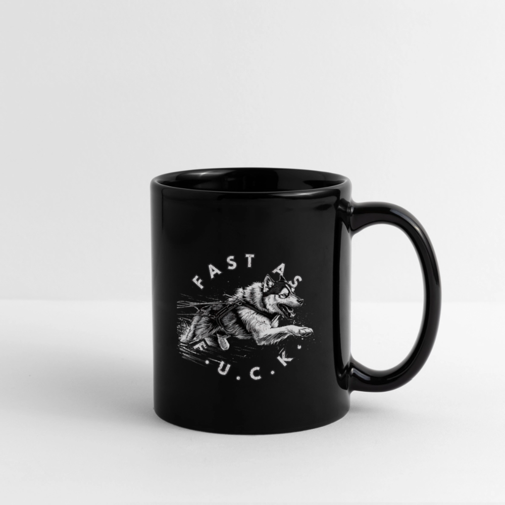 Tasse | Einfarbig | FAST AS FUCK - Schwarz