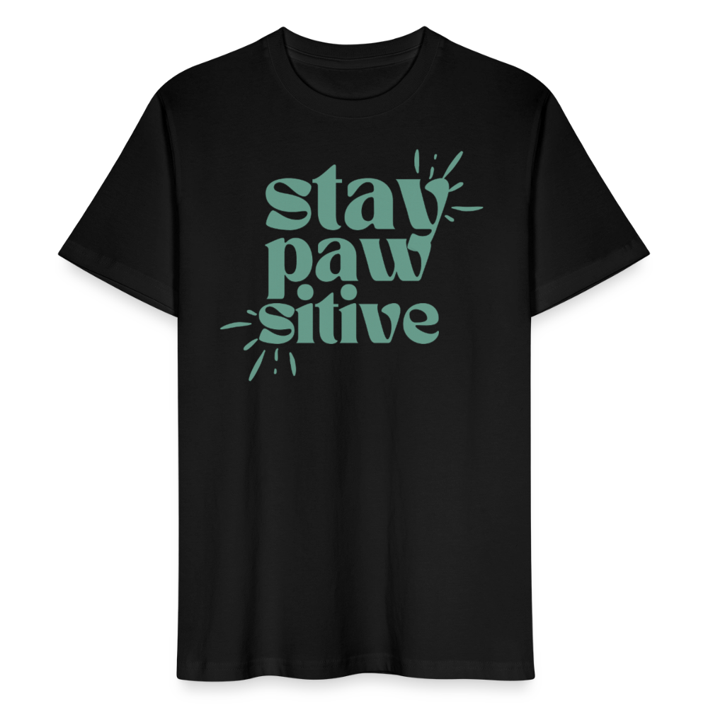 
                  
                    Unisex T-Shirt | Stay Pawsitive - Schwarz
                  
                