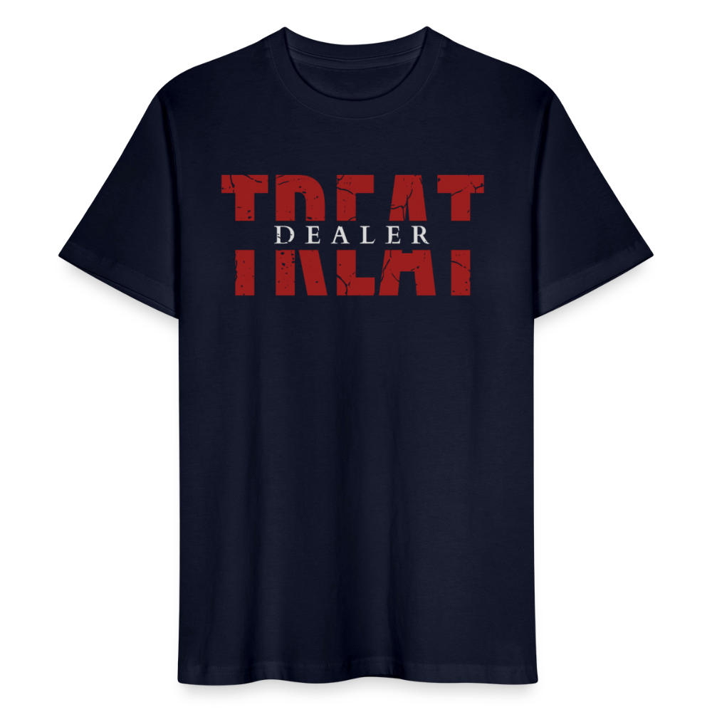 
                  
                    Unisex T-Shirt | Treat Dealer Rot - Navy
                  
                