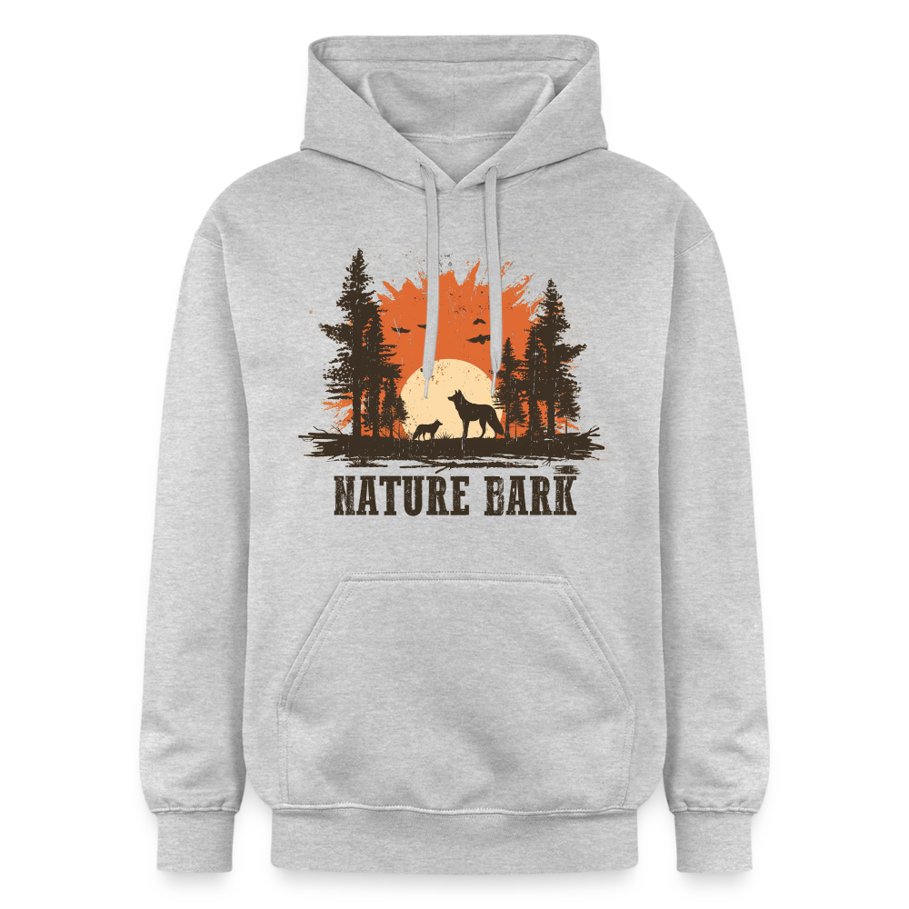 
                  
                    Unisex Softstyle® Hoodie | NatureBark - Hellgrau meliert
                  
                