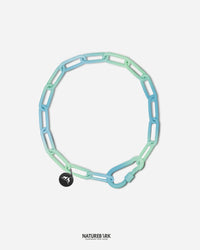 Chain Halsband | Pastell Blue+Pastell Mint 2 | 4mm | HU 54cm