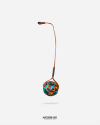 NB ULTIMATE TUG BALL | Zerrspielzeug | Mit Grip-Band - Orange | Gr. M