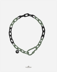 Power Halsband | Multi | Army Green + Blackout | HU 70cm | 3mm | Kürzbar