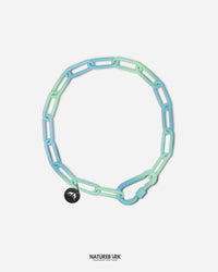 Chain Halsband | Pastell Blue+Pastell Mint 3 | 4mm | HU 54cm