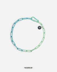 Chain Halsband | Pastell Blue+Pastell Mint 4 | 3mm | HU 54cm