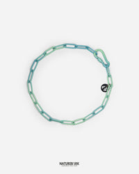 Chain Halsband | Pastell Blue+Pastell Mint 5 | 3mm | HU 54cm