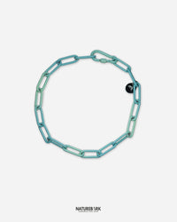 Chain Halsband | Pastell Blue+Pastell Mint 6 | 4mm | HU 54cm