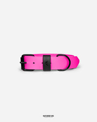 Aqua Classic | BioThane® Ösenhalsband | NEON Pink | Gr.M