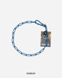 Chain Halsband | Kettenhalsband | Blue Lagoon + TopCoat BigFlake| 3mm | HU 54cm