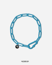 Chain Halsband | Kettenhalsband | Blue Lagoon | 4mm | HU60cm
