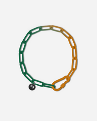 Power Basic Halsband | 2Face | Pine+Pumpkin | HU 47cm | 4mm | Kürzbar