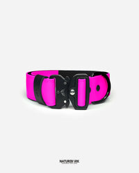 Aqua Extreme | BioThane® Tactical  Halsband  | NEON Pink | Gr.S