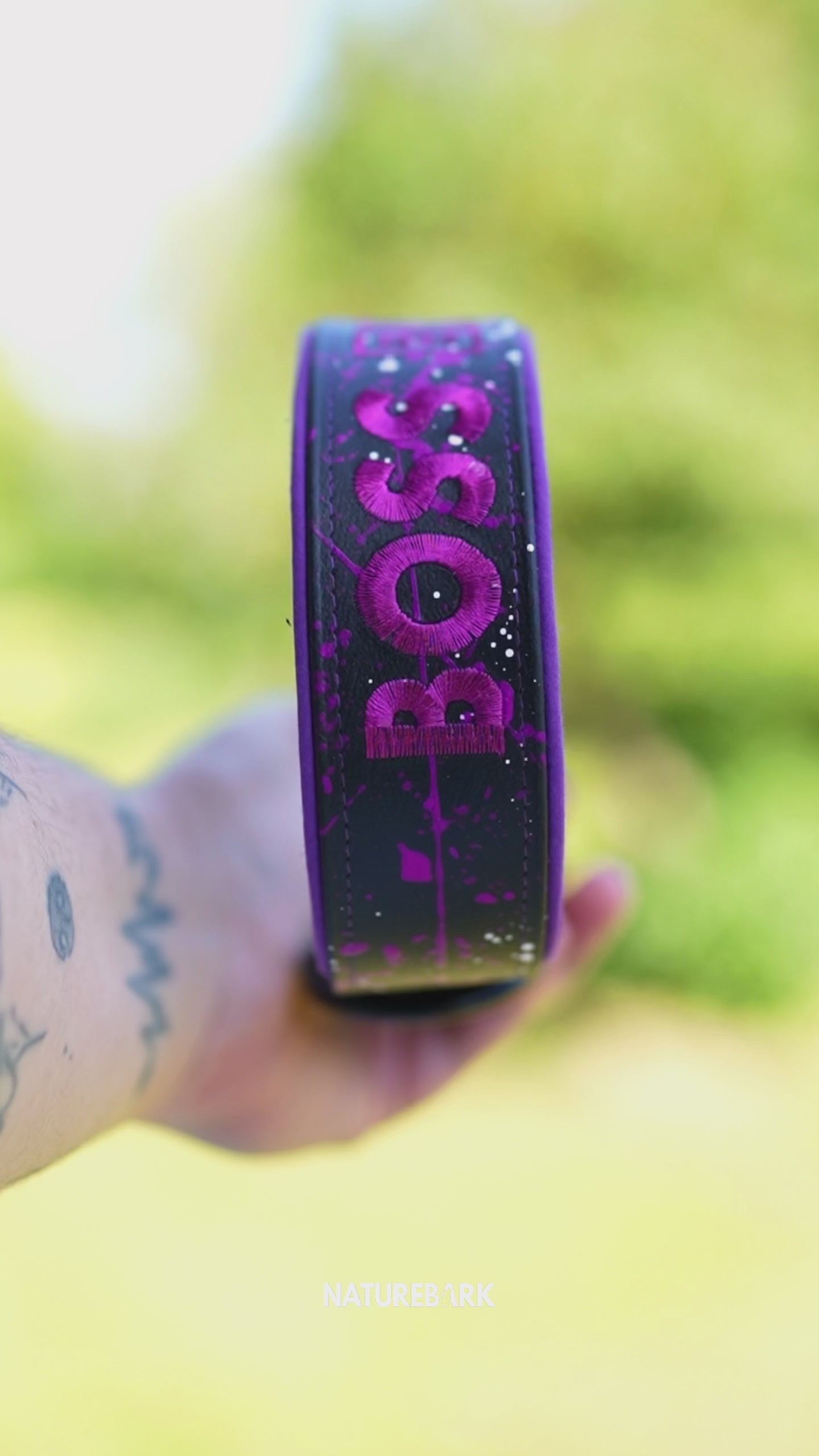 Aqua Extreme | BioThane® Tactical Collar | KEEP DISTANCE LIMITED | Special Custom