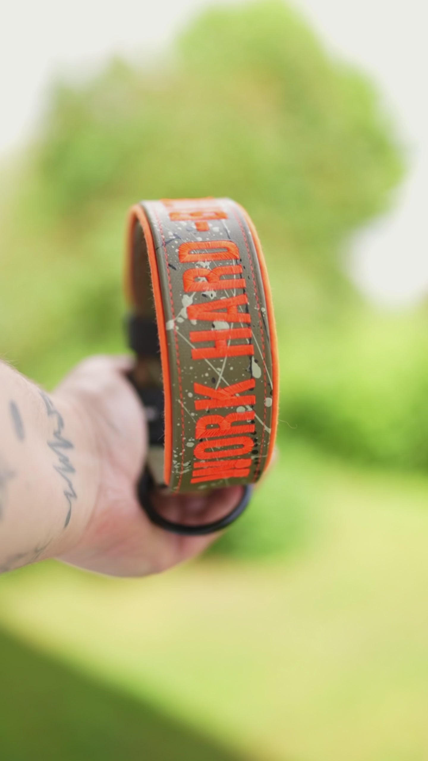 Aqua Extreme | BioThane® Tactical | EINZELSTÜCK | WORK HARD - BITE HARDER  | Gr. S