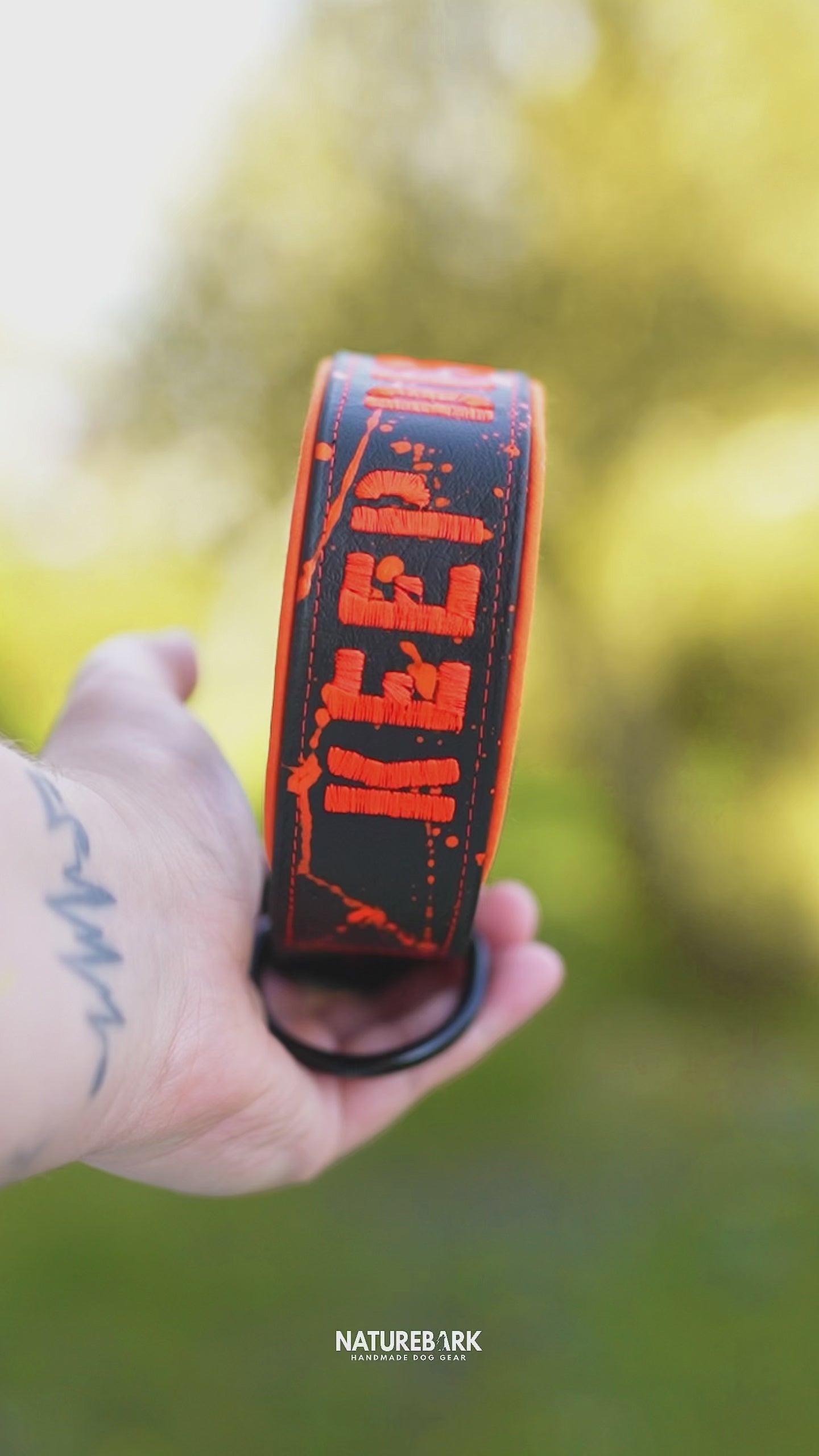Aqua Extreme | BioThane® Tactical | EINZELSTÜCK | KEEP DISTANCE | Gr. S