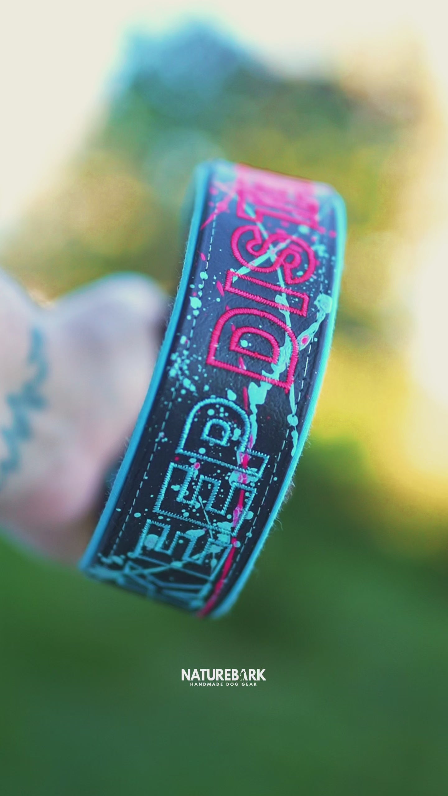 Aqua Extreme | BioThane® Tactical  Halsband  | KEEP DISTANCE LIMITED | Special Custom